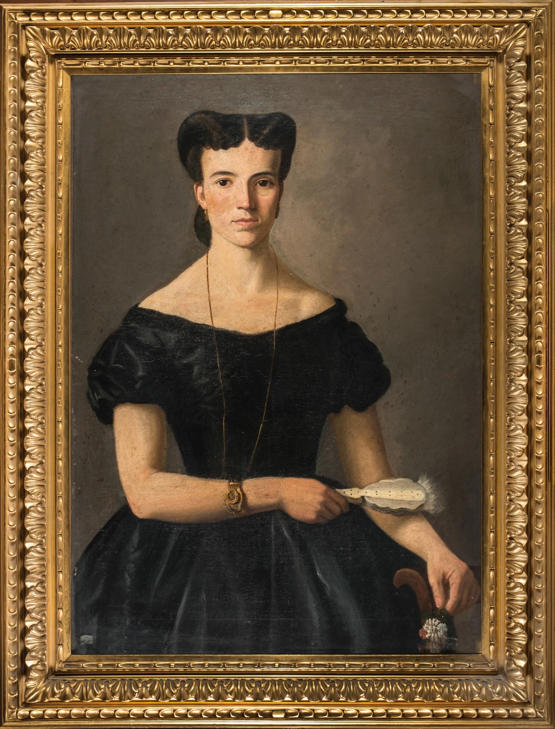 Ritratto di signora con ventaglio